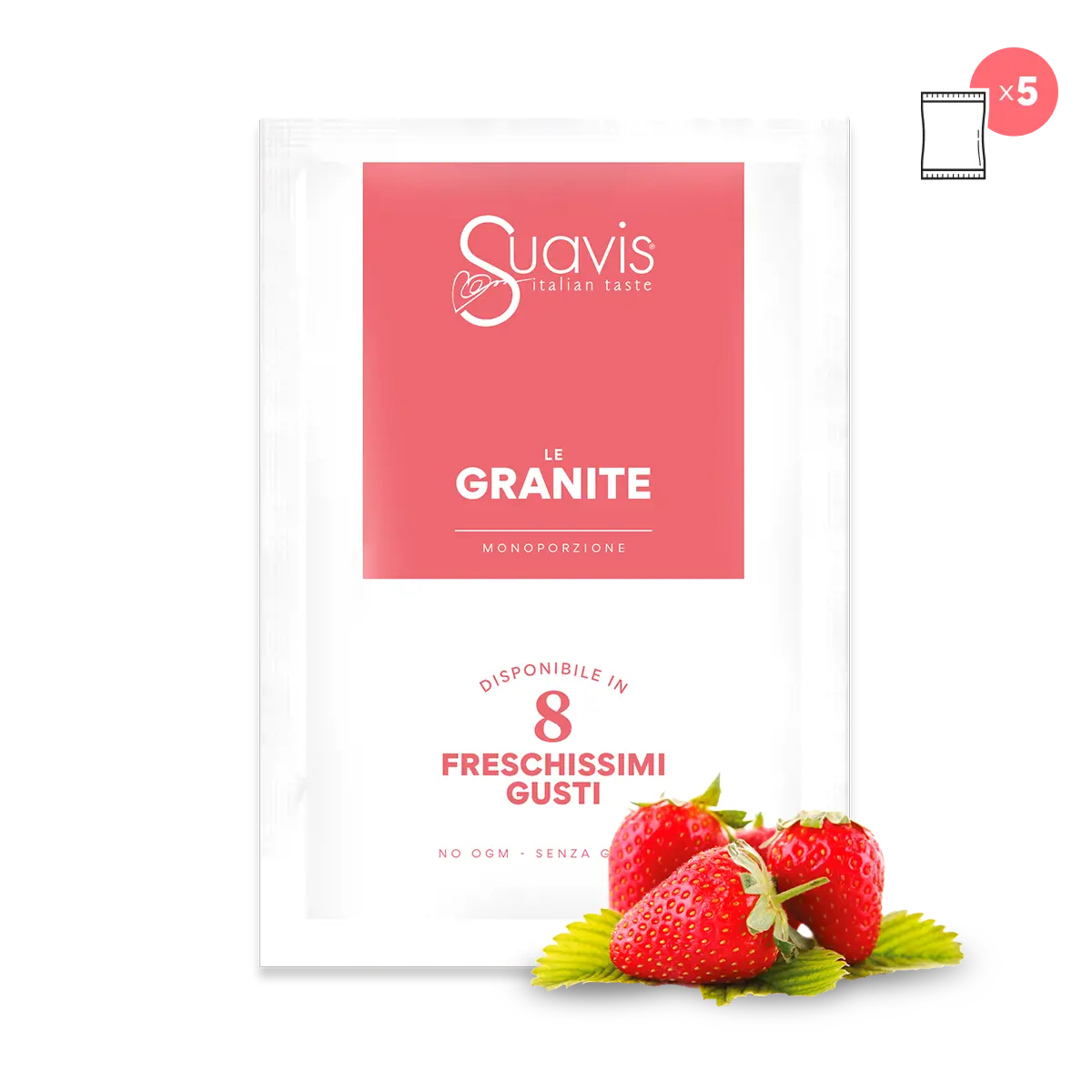 Deuxième image du produit Suavis Granita Fraise Vrac En Boite Carton 160 G by Suavis