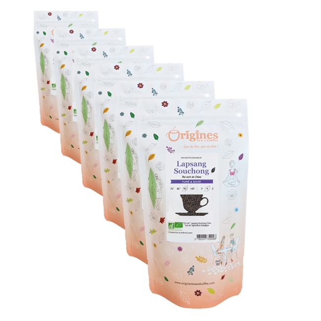 Schwarztee Bio im Beutel - Lapsang Souchong Chine - 100g by Origines Tea&Coffee