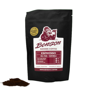 Kaffeepulver - Hell Yeah, Espresso - 500g - Mahlgrad Espresso Beutel 500 g