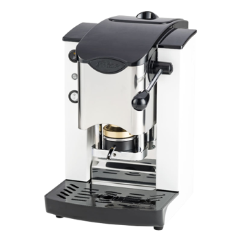 FABER Macchina da Caffè a cialde - Slot Inox Nero Bianco 1,3 l - compatibile ESE (44mm)