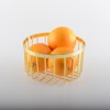 Terzo immagine del prodotto Aulica Cesto per la frutta dorato by Aulica