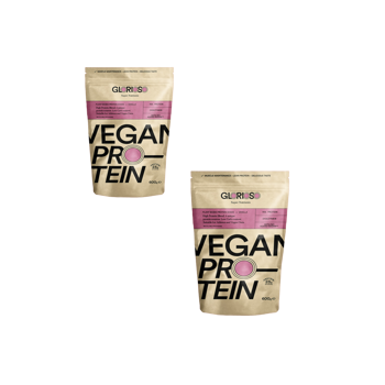 Glorioso Super Nutrients Vegan Protein Vanille - 600 G - Pack 2 × Pochette 600 g