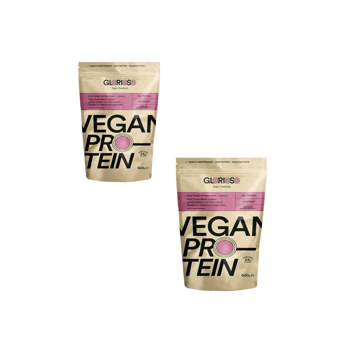 Glorioso Super Nutrients Vegan Protein Vanille - 600 G by Glorioso Super Nutrients