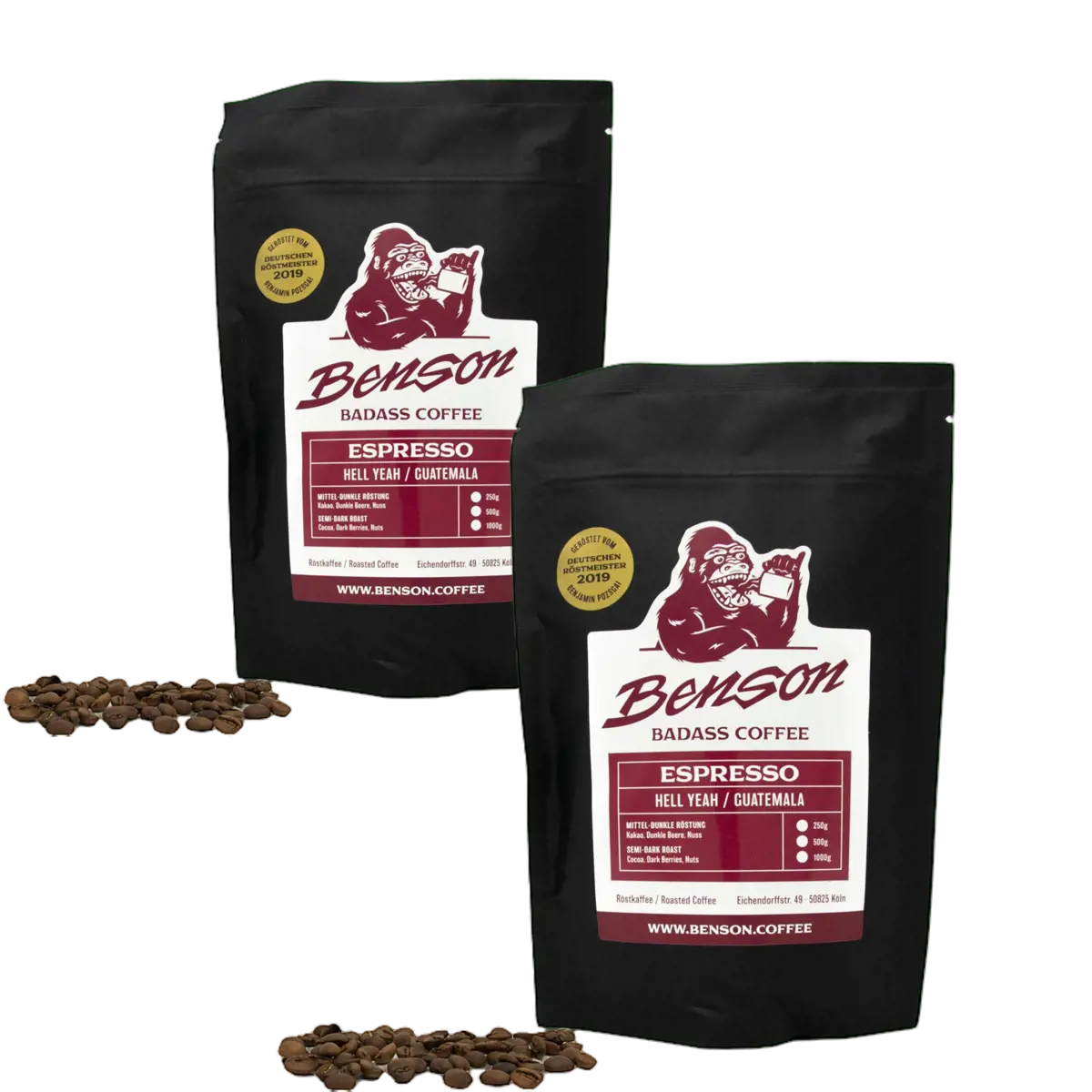 Café En Grain Benson - Hell Yeah, Espresso - 500G by Benson