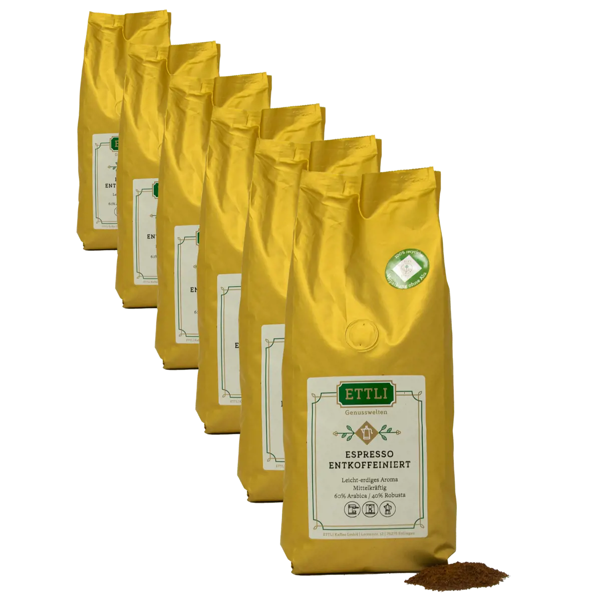 Ettli Kaffee Espresso Decafeine Moulu Aeropress - 250 G by ETTLI Kaffee