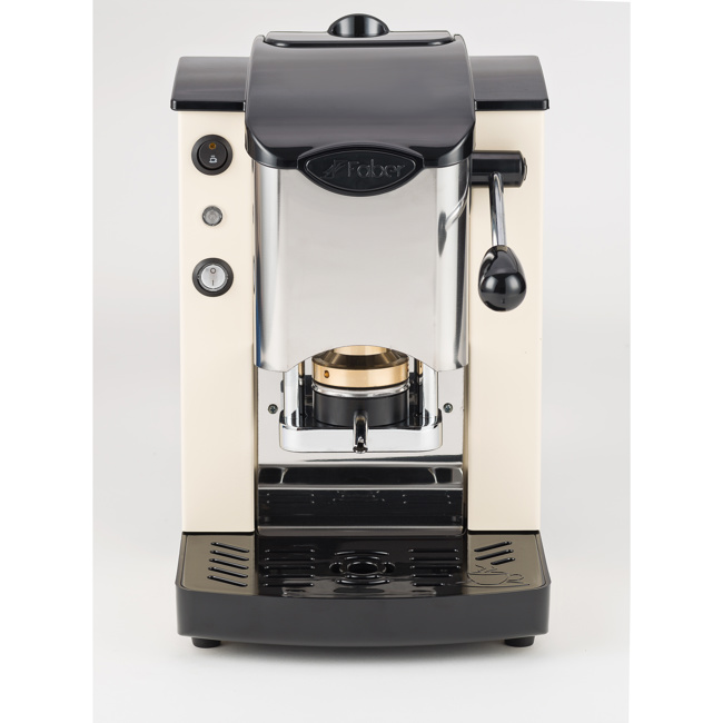 Zweiter Produktbild FABER Kaffeepadmaschine - Slot Inox Schwarz Elfenbein 1,3 l by Faber