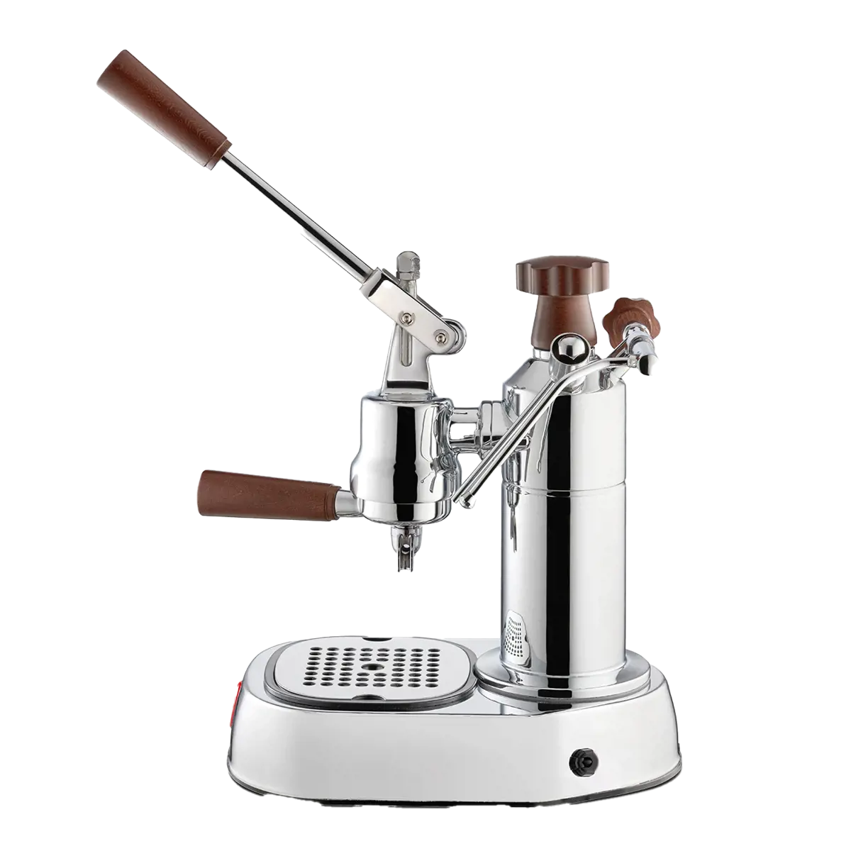 Deuxième image du produit La Pavoni Europiccola Machine A Levier 5 5 Kg Socle Acier Manche Bois by La Pavoni