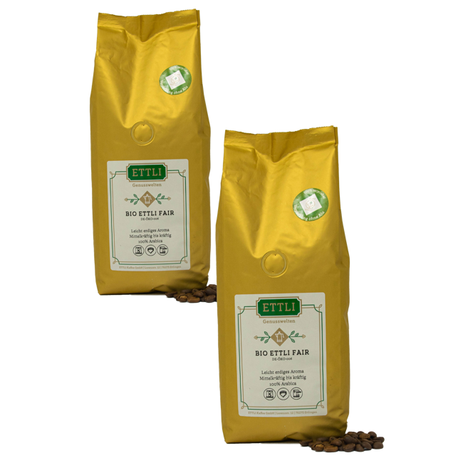 Caffè in grani - Bio ETTLI fiera - 1kg by ETTLI Kaffee