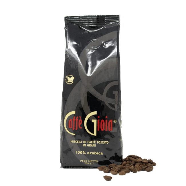 Secondo immagine del prodotto Caffè in grani - Miscela Nera Linea Famiglia - 8x250g by Caffè Gioia