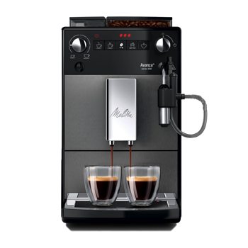 Melitta Avanza F270-100 Gris Titanium - Machine Espresso Avec Mousseur De Lait - 