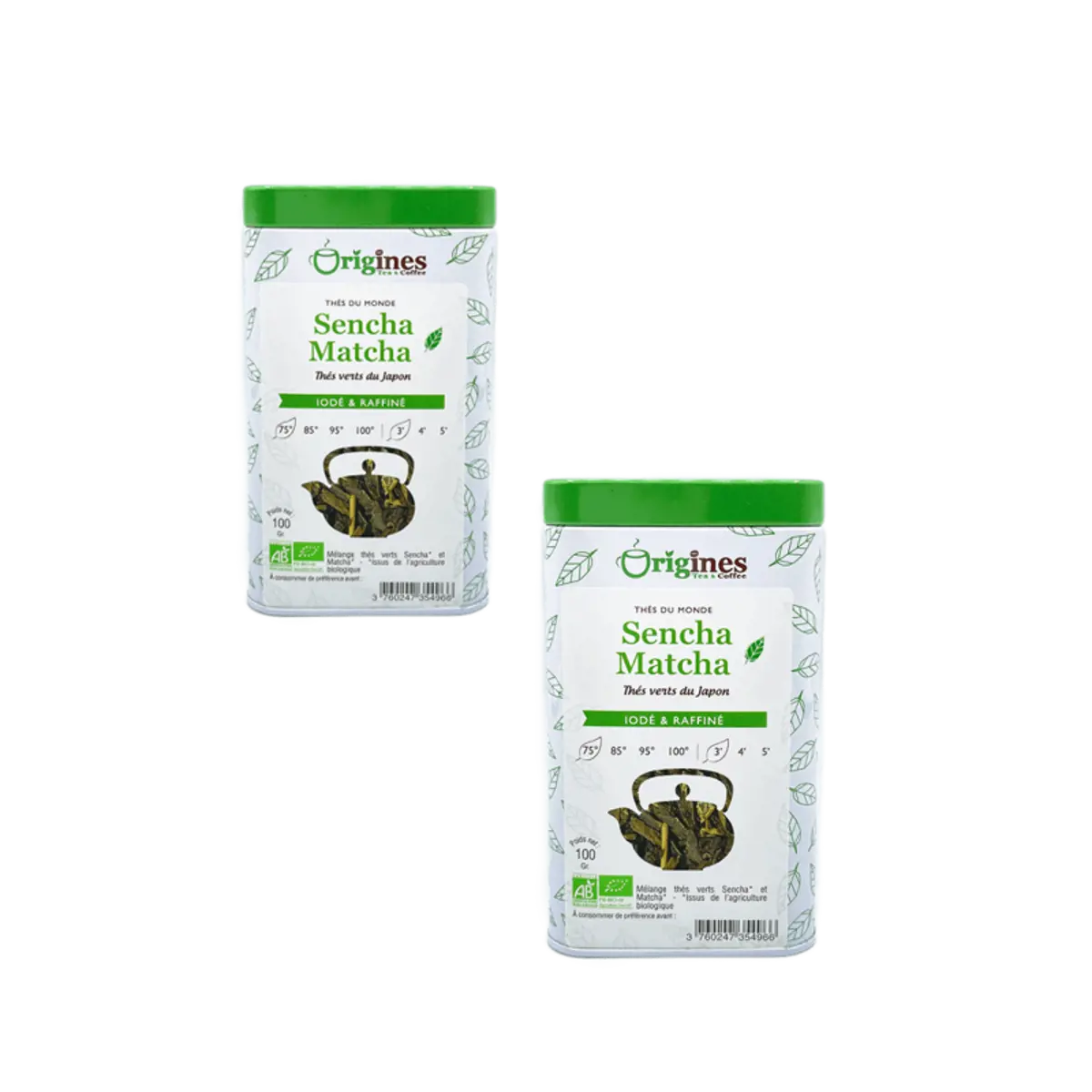Origines Tea&Coffee The Vert Bio En - Sencha Matcha Japon 100G - 100 G by Origines Tea&Coffee