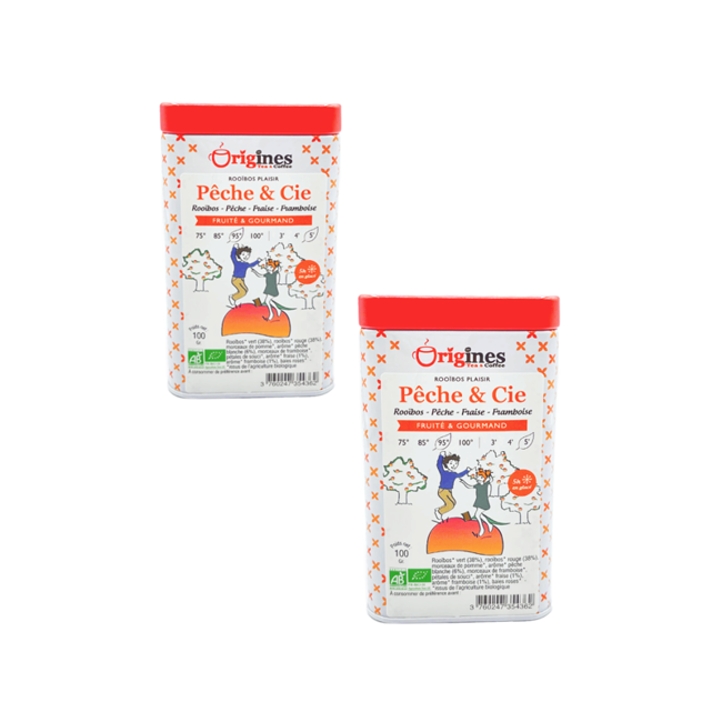 Origines Tea&Coffee Peche Cie En - 100G - 100 G by Origines Tea&Coffee