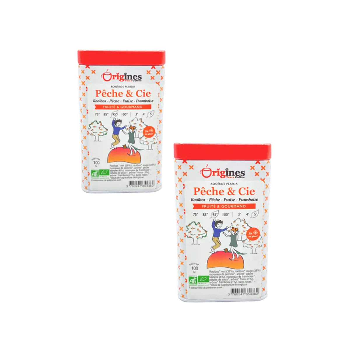 Origines Tea&Coffee Peche Cie En - 100G - 100 G by Origines Tea&Coffee