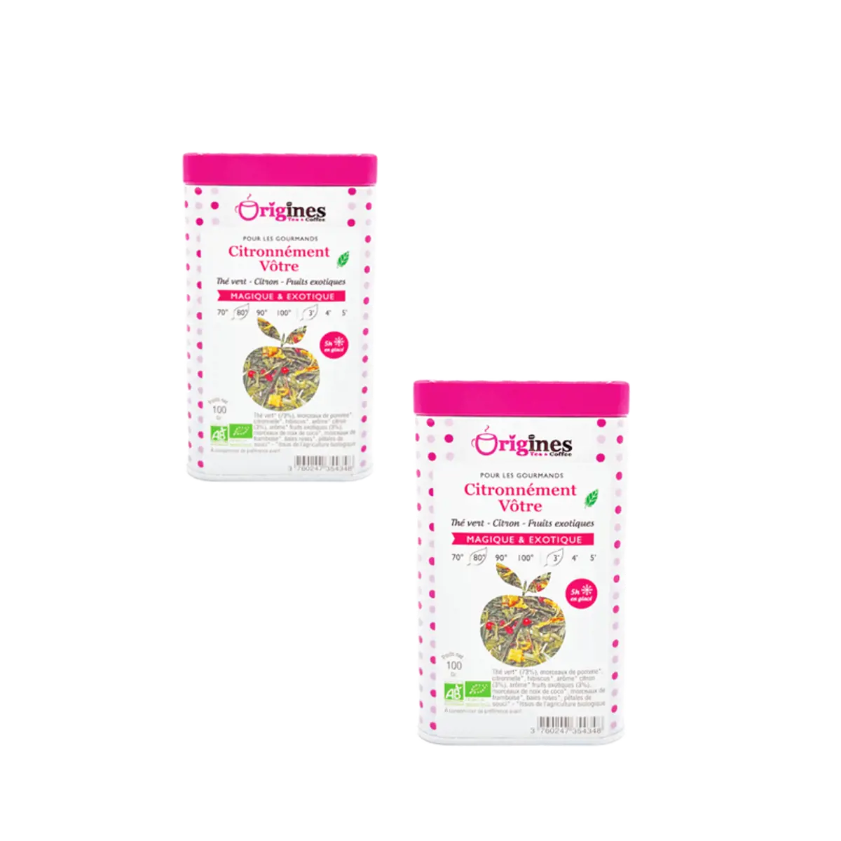 Origines Tea&Coffee The Vert Bio En - Citronnement Votre Chine 100G - 100 G by Origines Tea&Coffee