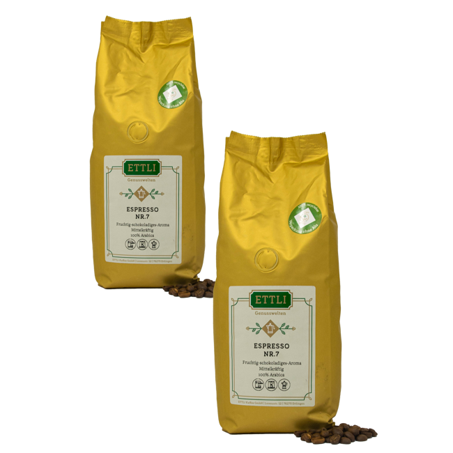 Ettli Kaffee Café En Grain - Espresso N°7 - 1Kg by ETTLI Kaffee