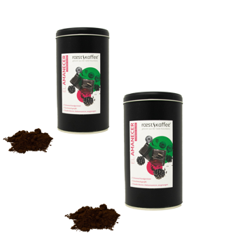 El Amanecer - Espresso Blend - Pack 2 × Mahlgrad Moka Metall-Box 500 g