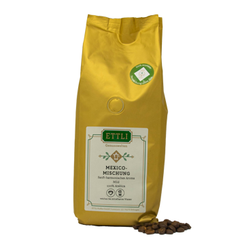 Kaffeebohnen - Mexico Mischung - 1kg - Bohnen Beutel 1 kg