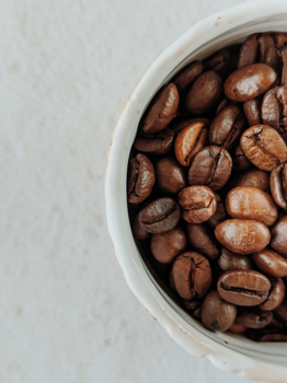 Café en grain décaféiné à l'eau du Pérou