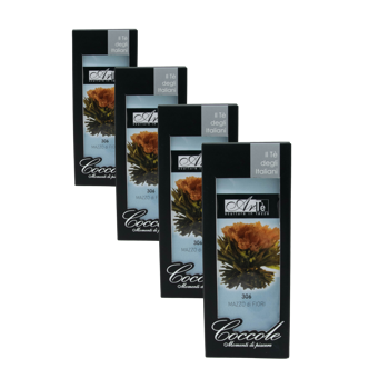 Coccole The Vert Et Clous De Girofle Bouquet De Fleurs 30 Gr Boite En Carton 30 G - Pack 4 × Boîte en carton 30 g