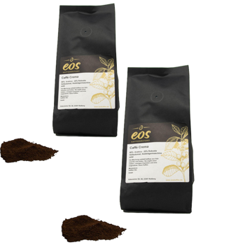 Caffè Crema - Pack 2 × Mahlgrad Filter Beutel 500 g