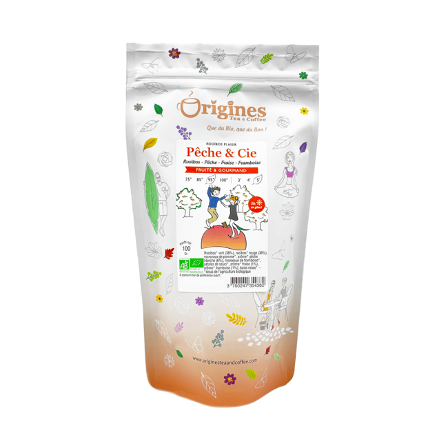 Origines Tea&Coffee Peche Cie En Vrac 1Kg Fleur De The 1 Kg by Origines Tea&Coffee