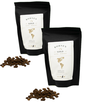 Cafe En Grain Kaffeewerkstatt Bohnengold Colombie Excelso Huila 1 Kg - Pack 2 × Grains Pochette 1 kg