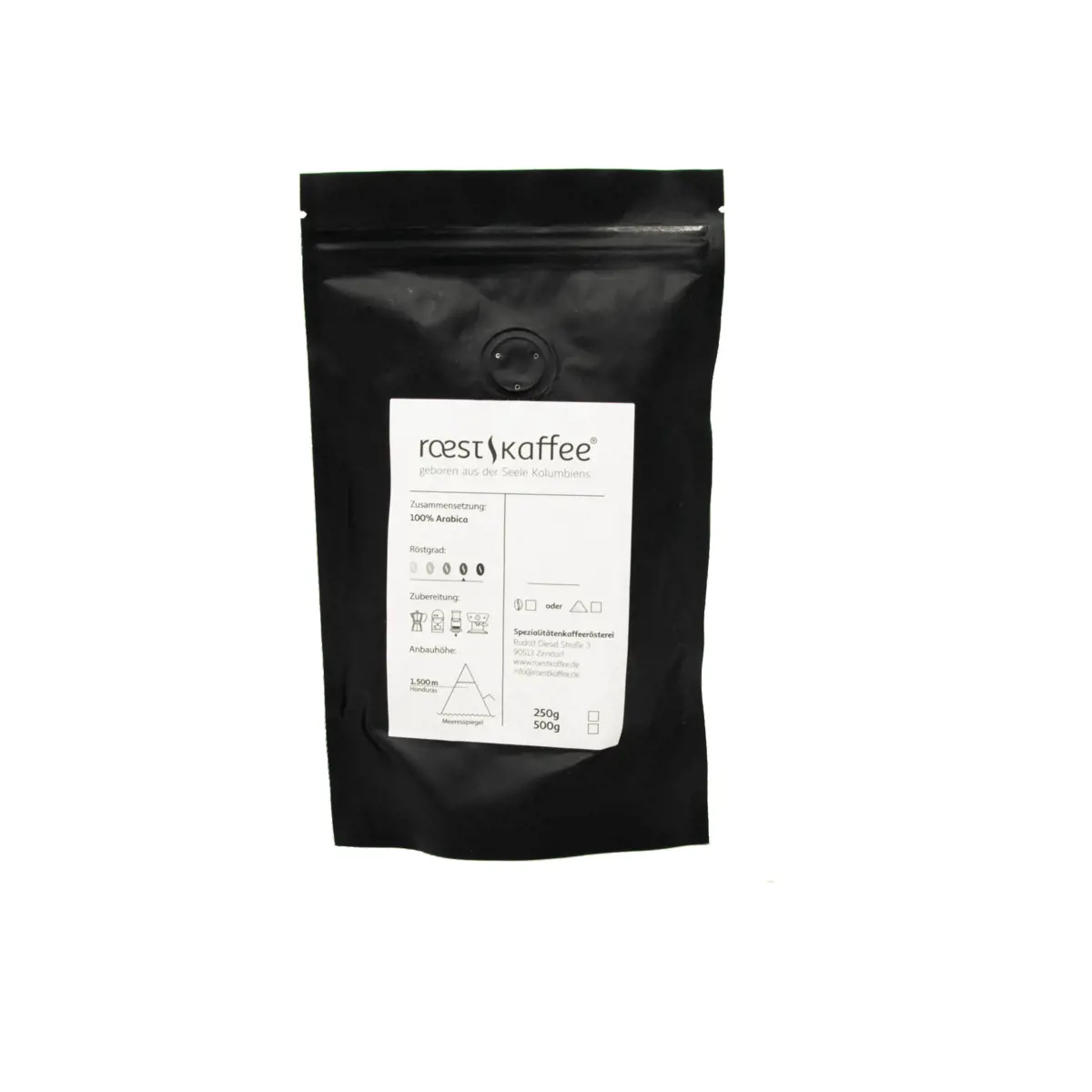 Deuxième image du produit Roestkaffee El Solitario Espresso Moulu Italien Moka- 1 Kg by Roestkaffee