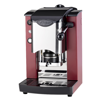 FABER Kaffeepadmaschine - Slot Inox Borgogna aus Delrin 1,3 l - Pack 2 ×