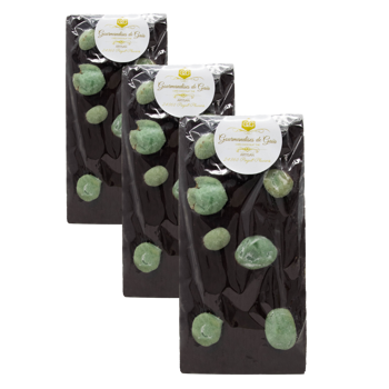 Zartbitterschokolade 65% Kakao - Wasabi - Pack 3 × Tafel 100 g