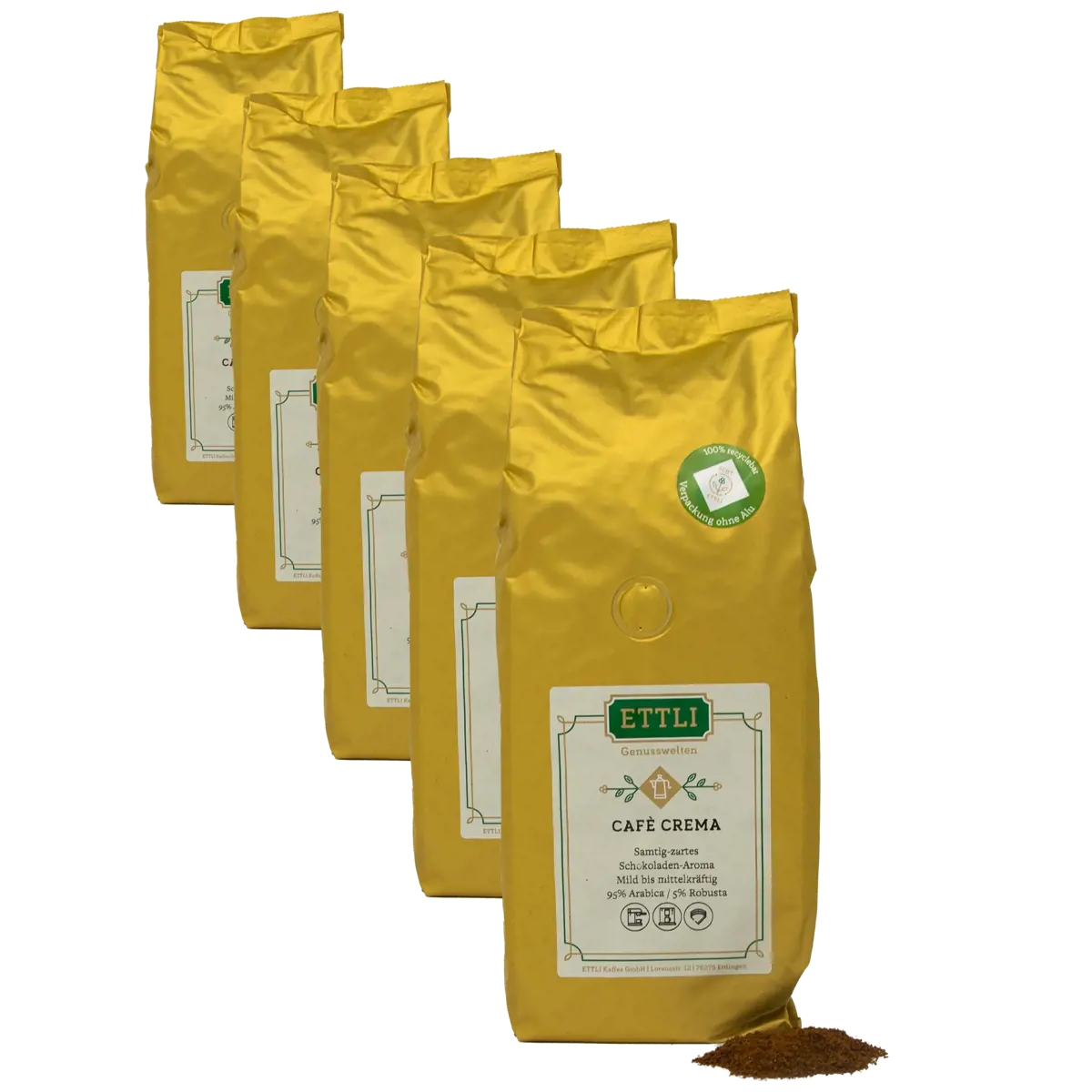 Ettli Kaffee Cafe Moulu Cafe Crema 250G Moulu French Press - 250 G by ETTLI Kaffee