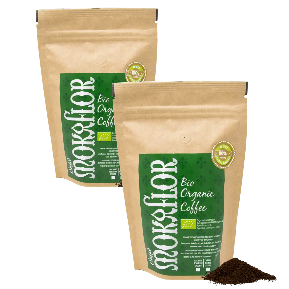 CaffèLab Melange 80 20 Bio Cafe Moulu 1 Kg Moulu Espresso - 1 Kg by CaffèLab