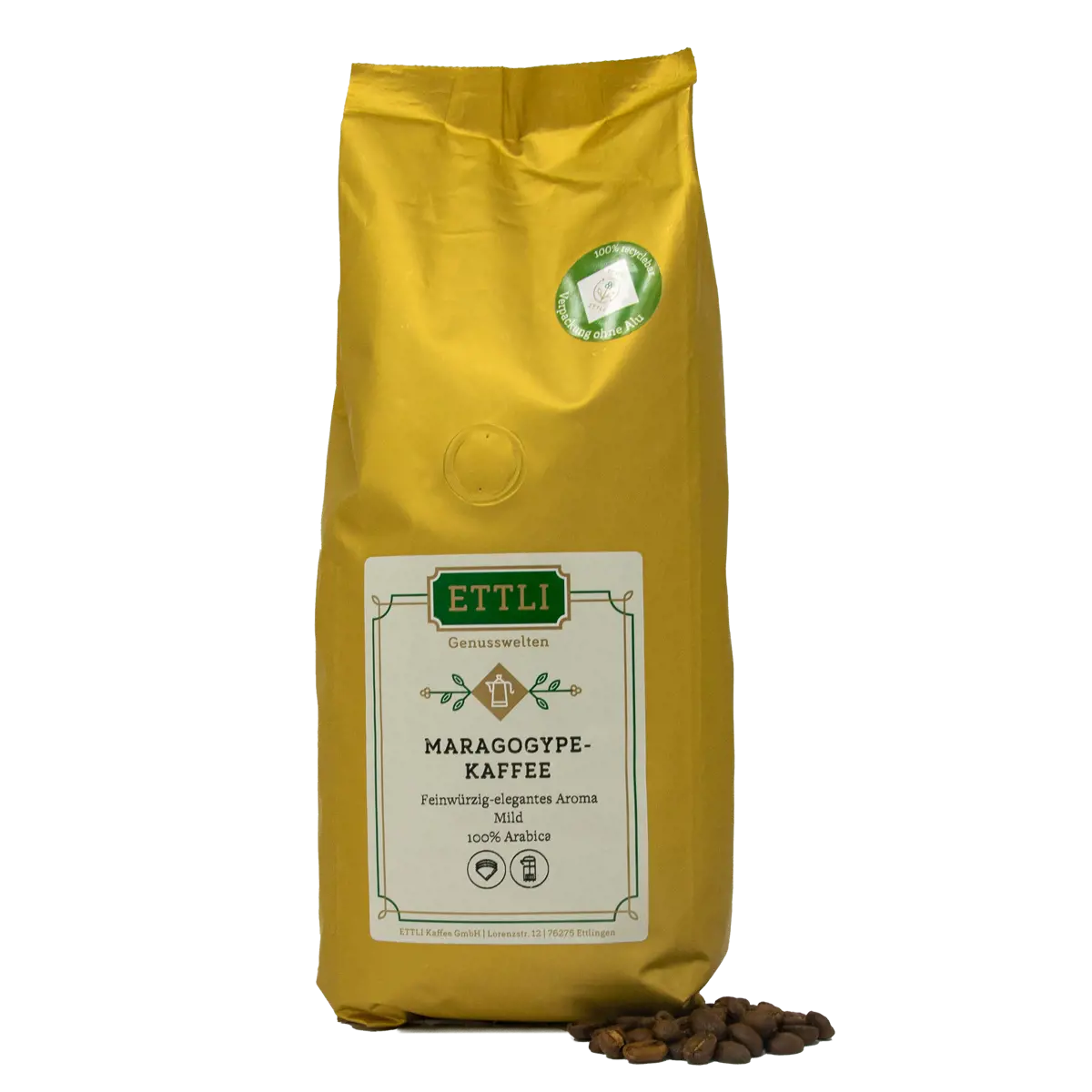 Kaffeebohnen - Maragogype - 500g by ETTLI Kaffee