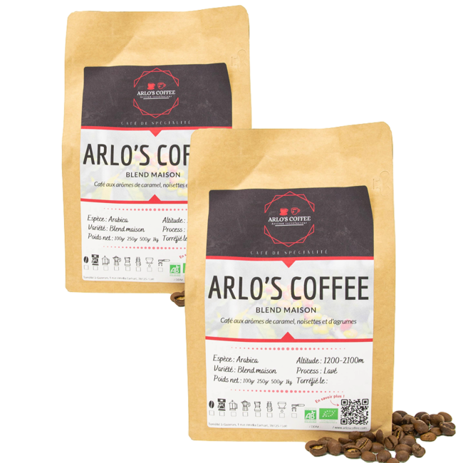 Cafe En Grain Arlo's Coffee Blend Maison 250 G by ARLO'S COFFEE