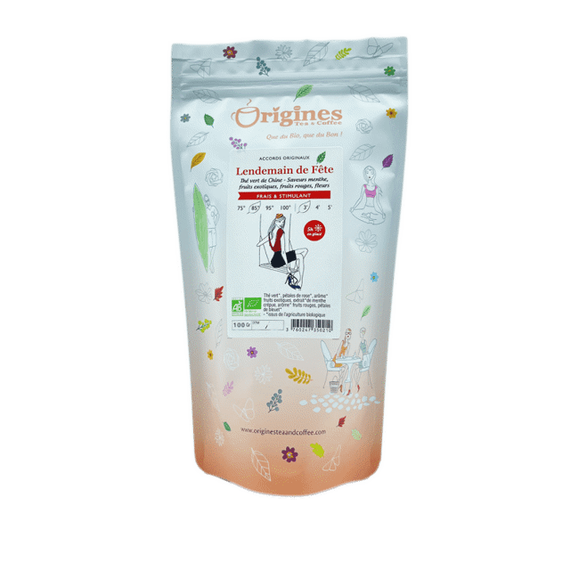 Origines Tea&Coffee The Vert Bio En Vrac Lendemain De Fete Chine 1Kg Fleur De The 1 Kg by Origines Tea&Coffee