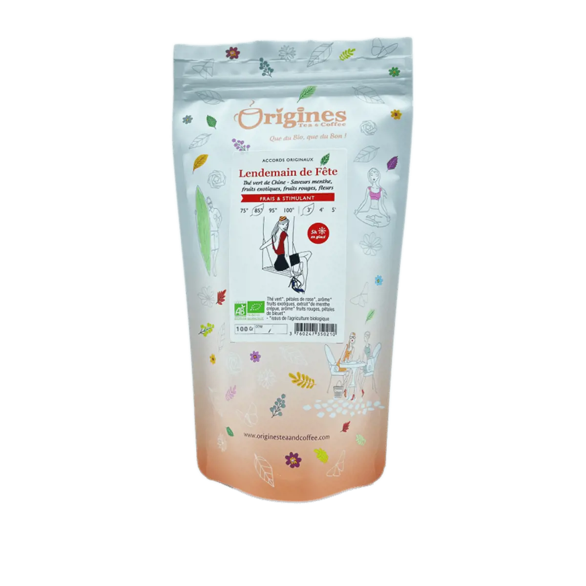 Origines Tea&Coffee The Vert Bio En Vrac Lendemain De Fete Chine 1Kg Fleur De The 1 Kg by Origines Tea&Coffee