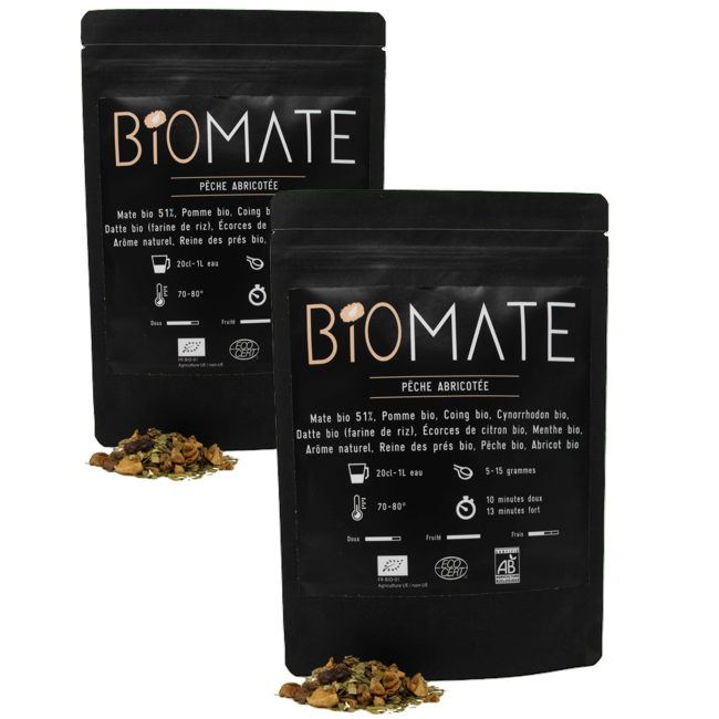 Biomaté Peche Abricotee- 150 G by Biomaté