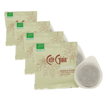 Caffè Gioia Classique Bio 100X Ese Dosettes 44Mm Dosettes Recyclables 700 G - Pack 4 × 100 Dosettes compatible ESE (44mm)