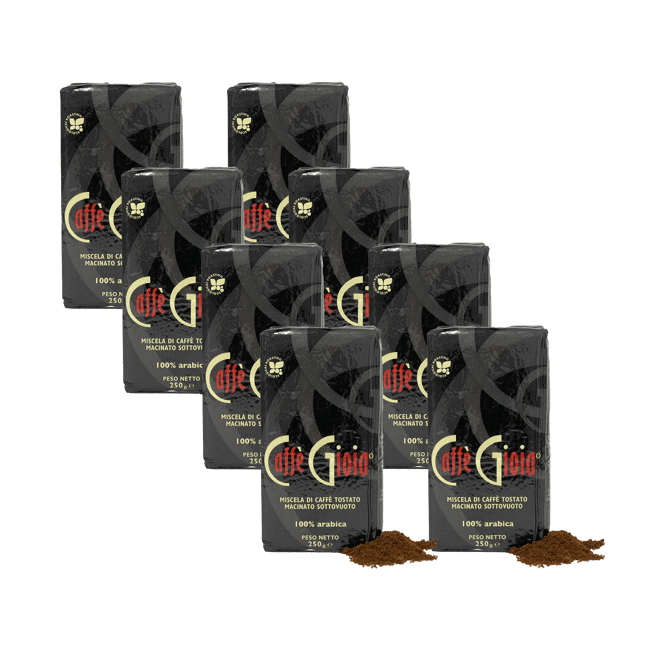 Caffè macinato - Miscela Nera - 8x250g by Caffè Gioia