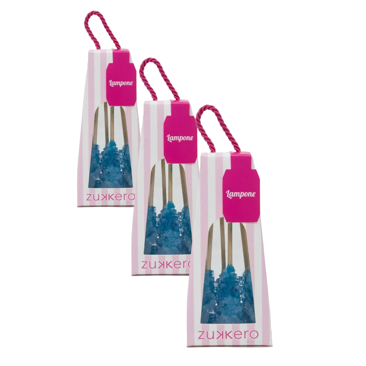 Bastoncini blu lampone box 60 gr by Zukkero