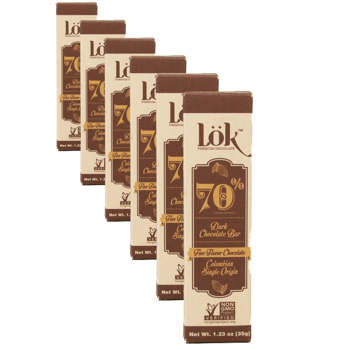Cioccolato monorigine 70% - Pack 6 × Tavoletta 35 g