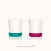 Terzo immagine del prodotto 2 basi in silicone compatibili con la tazza Arty (rosa e verde) by Gaspajoe