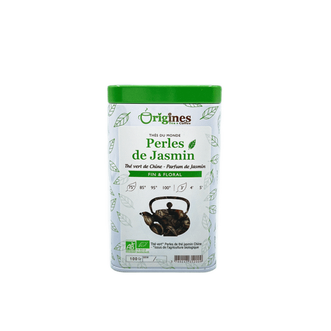 Origines Tea&Coffee The Vert Bio En - Perles De Jasmin Chine 100G - 100 G by Origines Tea&Coffee