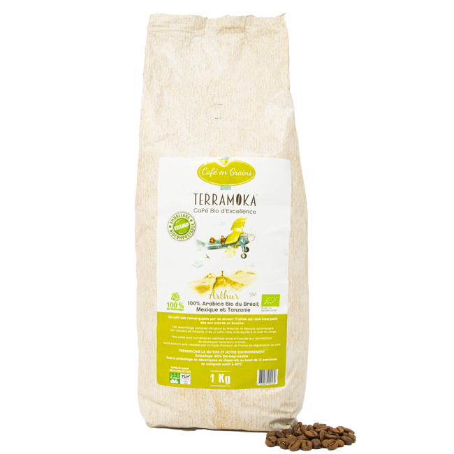 Caffè in grani - Il giovane Arthur - 1000g by Terramoka