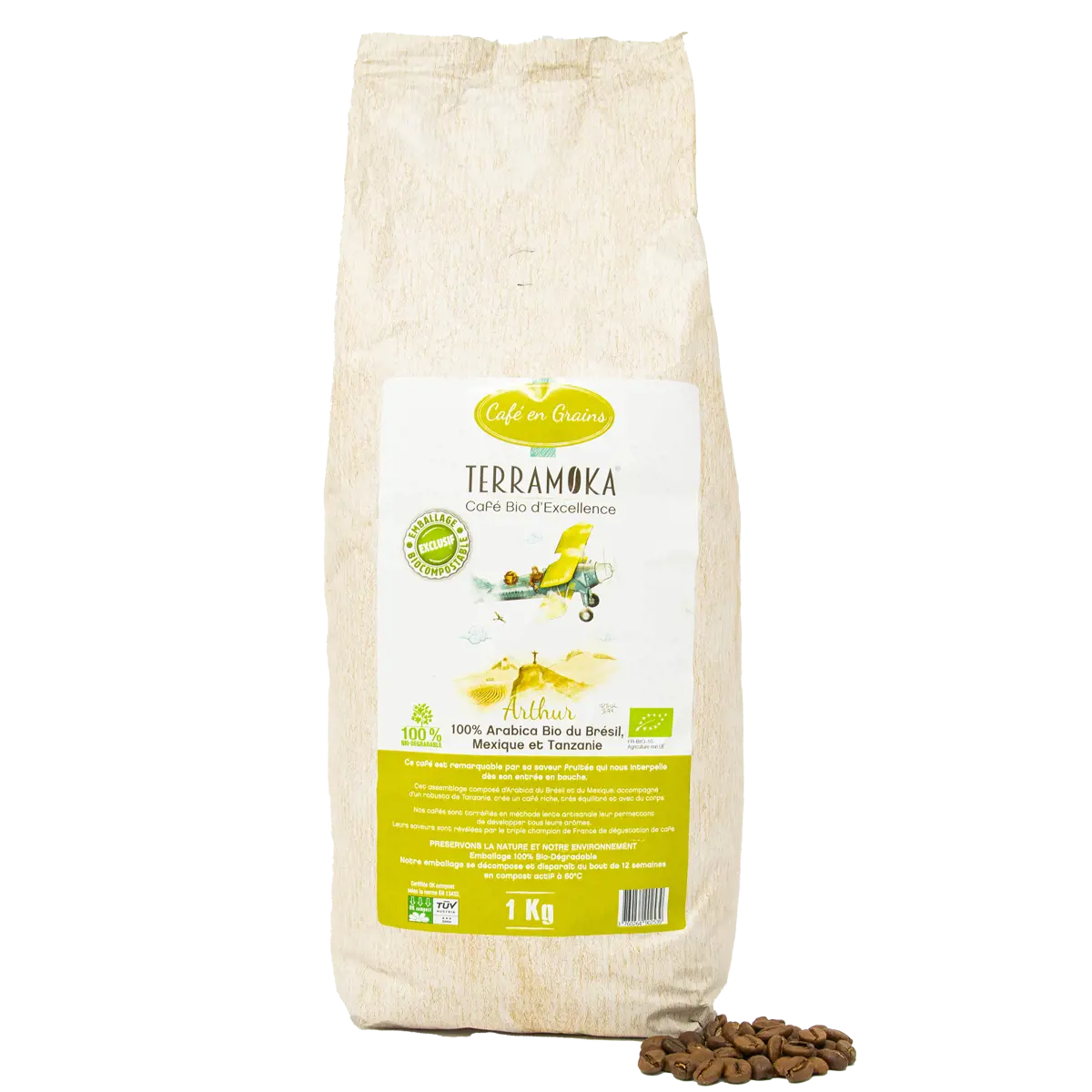 Kaffeebohnen - Der junge Arthur - 1000g by Terramoka