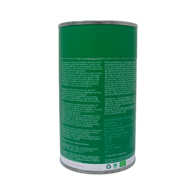 Deuxième image du produit Jyoti Crazy Spirulina Mix Superaliments Energie Boite En Carton 340 G by JYOTI