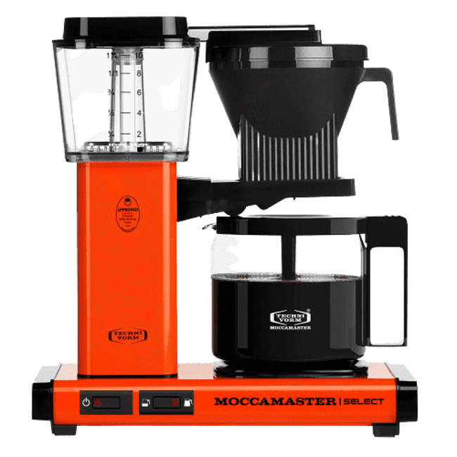 MOCCAMASTER Filterkaffeemaschine -1,25 l - KBG Select Orange by Moccamaster Deutschland