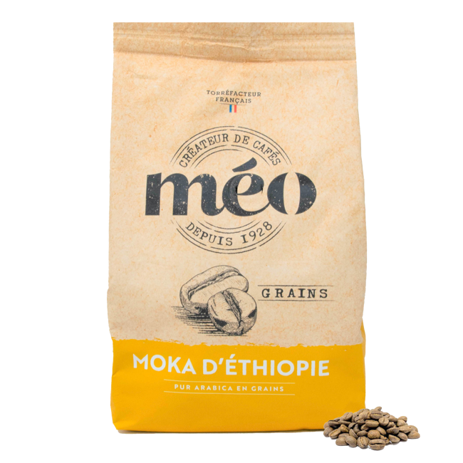 Café En Grains Café Méo - Moka D'Ethiopie - 500 Gr by Café Méo
