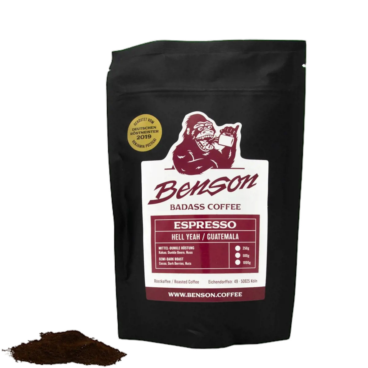 Kaffeepulver - Hell Yeah, Espresso - 1kg by Benson