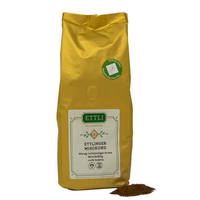 Gemahlener Kaffee - Ettlinger-Mischung - 1kg by ETTLI Kaffee