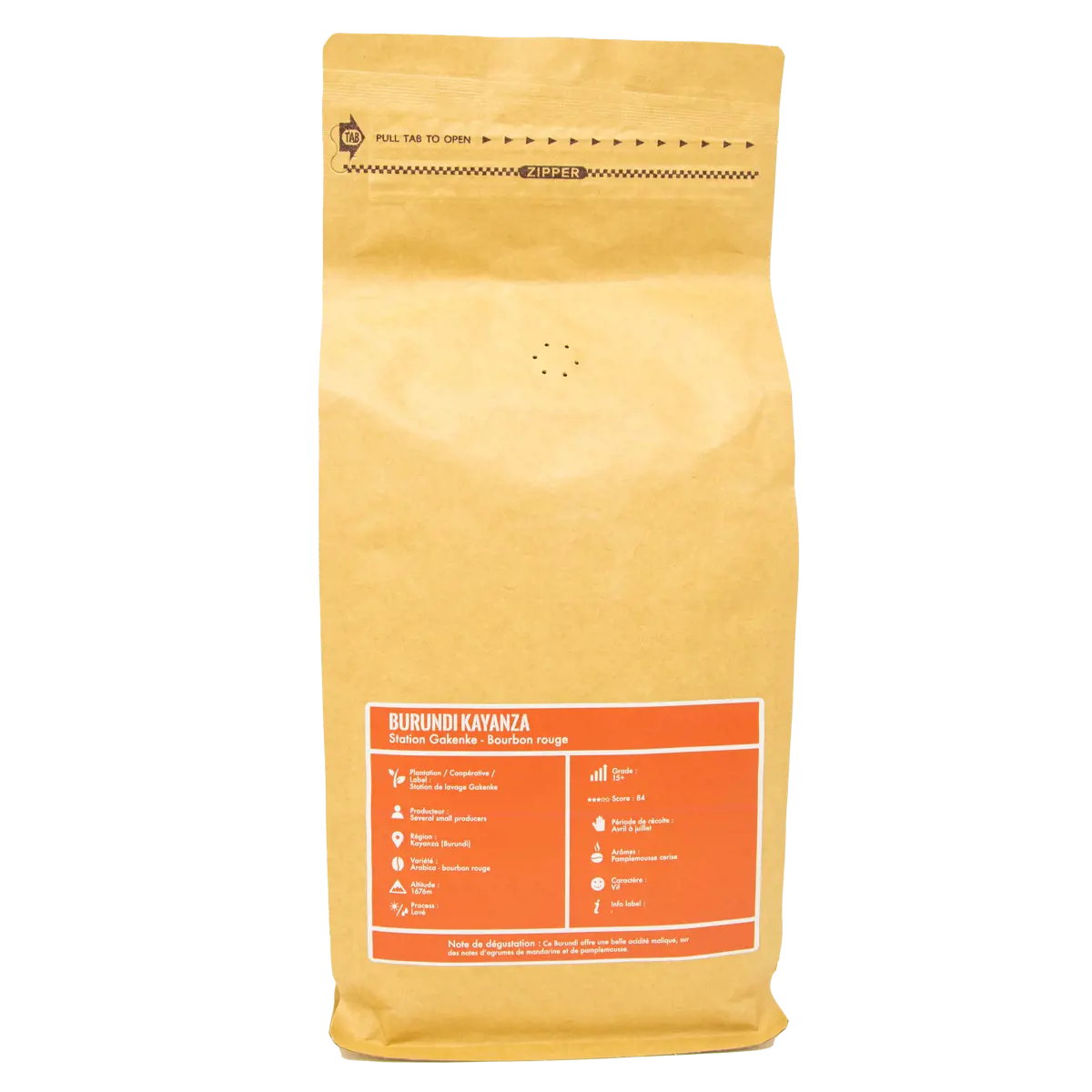 Deuxième image du produit La Brûlerie de Paris Café moulu - Burundi Kayanza Italien Moka- 1 Kg by La Brûlerie de Paris